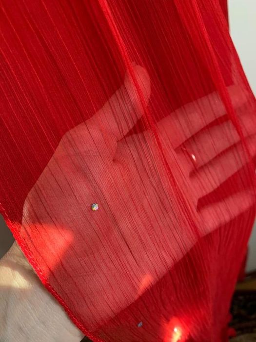 Rochie de mătase naturală cu cristale Swarowski