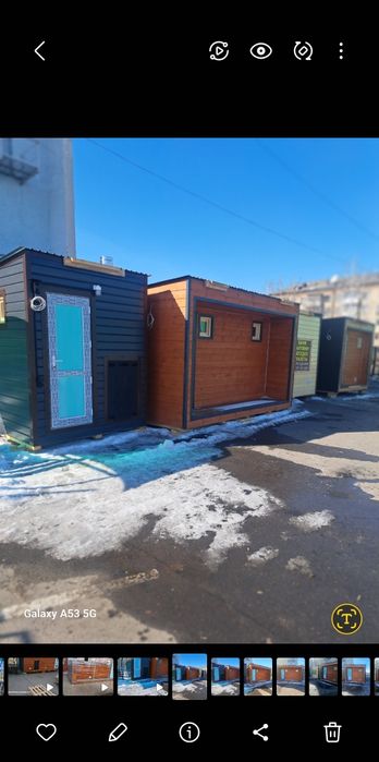 Мобильные бани брусовые,каркасные