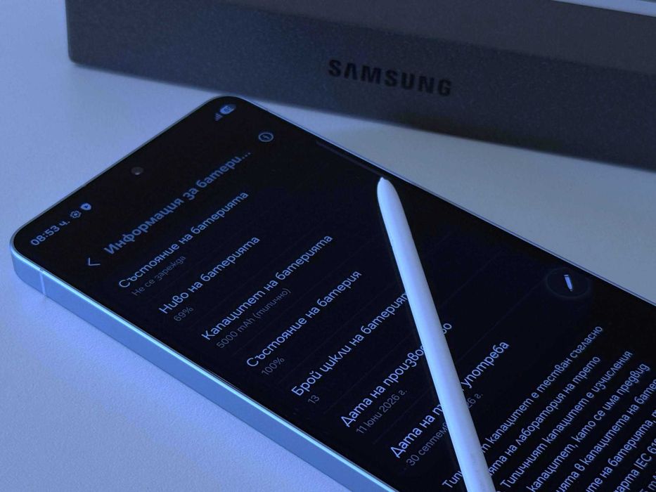 Бартер! НОВ! 24м.Гаранция! Samsung Galaxy S26 Ultra 512/12GB Sky Blue (Син) 13 Цикъла.