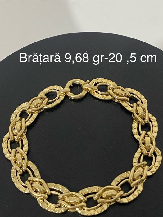 Cercei și brățări aur 14k, certificat de garanție și deschidere colet.