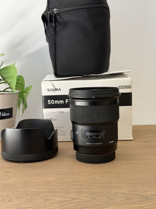 obiectiv sigma 50 mm canon f1.4 ef