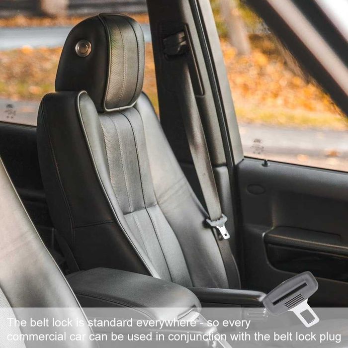 Комплект 2 броя универсални закопчалки за автомобилен колан