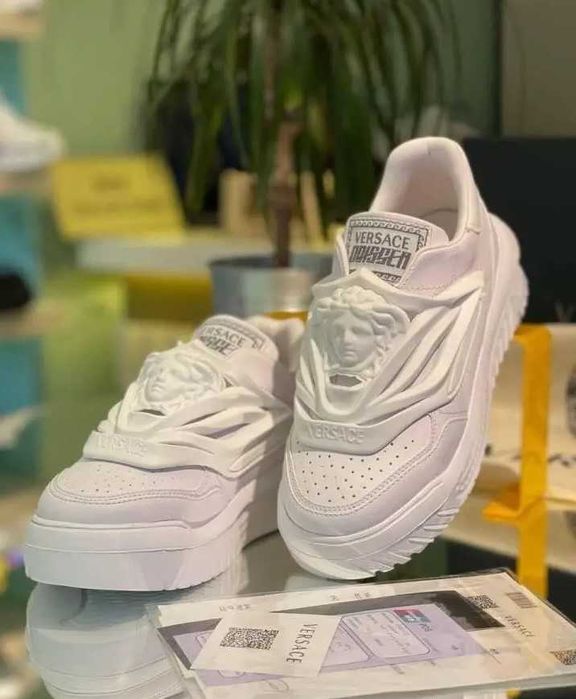 [MĂRIMI PE STOC: 40 / 41 / 42 / 44] Adidasi/sneakers barbati Versace Odissea Full White