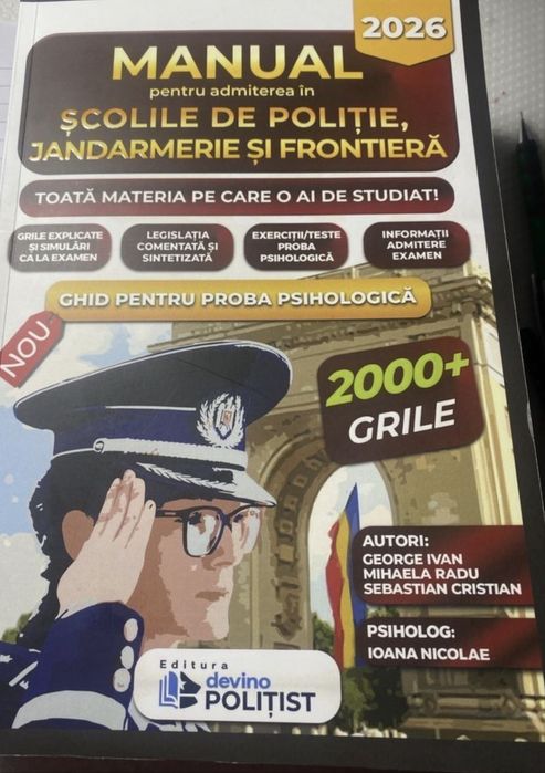 Manual Devino Politist - Admitere 2026 pdf