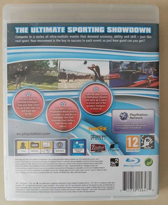 Sports Champions - Playstation 3 (PS3)