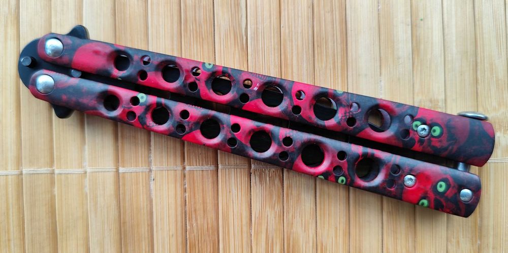 Тренировъчен нож пеперуда / цветове /