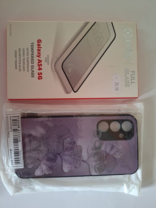 Продавам нов Samsung A54/8gb/256gb 5G+оригинално бързозарядно"Samsung"