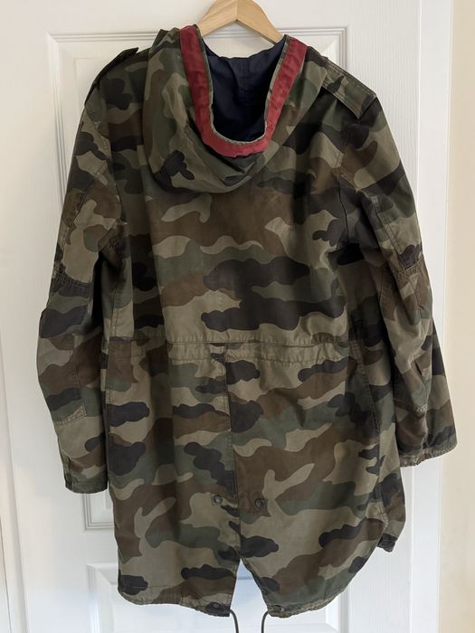 Moncler Reversible Parka Camo / Navy