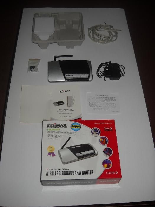Router Wireless EDIMAX model MODEL BR-6204WG, folosit, la cutie