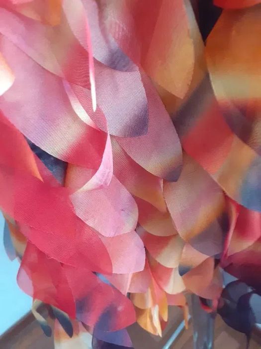 rochie de ocazie din petale matase