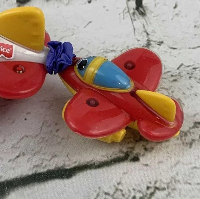 Avion de jucărie, Fisher Price, Plastic, Rollin Tug & Rumble Airplane