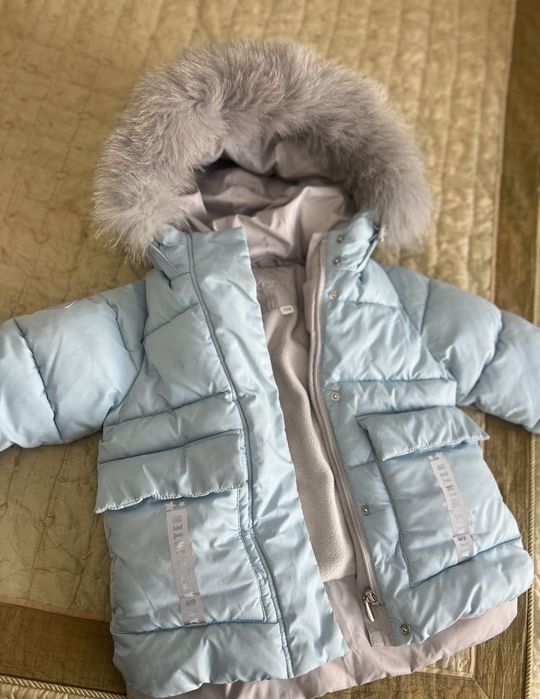 Комбинезон  зима на 104 рост девочку, очень теплая