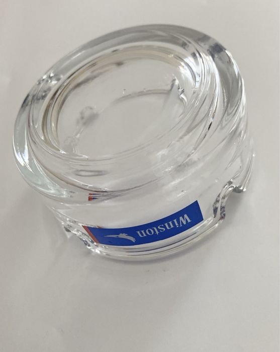 Scrumiera din sticlă -Winston-de colecție