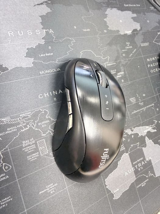 Комплект клавиатура и мишка Fujitsu LX960, безжични, черни