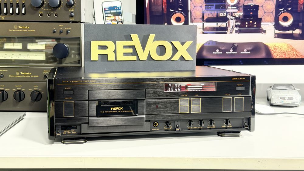 Revox H11 – Deck Casetofon Hi-Fi 3 Head, Dual Capstan, Dolby B/C, HX Pro, Bias/Rec-Cal, Metal, Digital Peak Meters, Impecabil