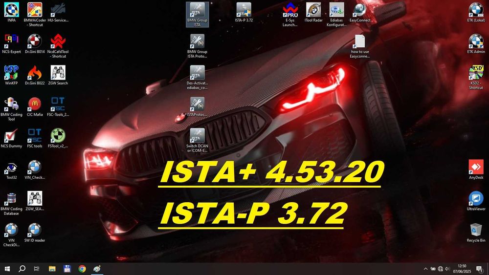 SSD 1Tb BMW ISTA+ 4.53.20 & ISTA-P 3.72, Inpa, NCS, E-Sys, ETK, KSD