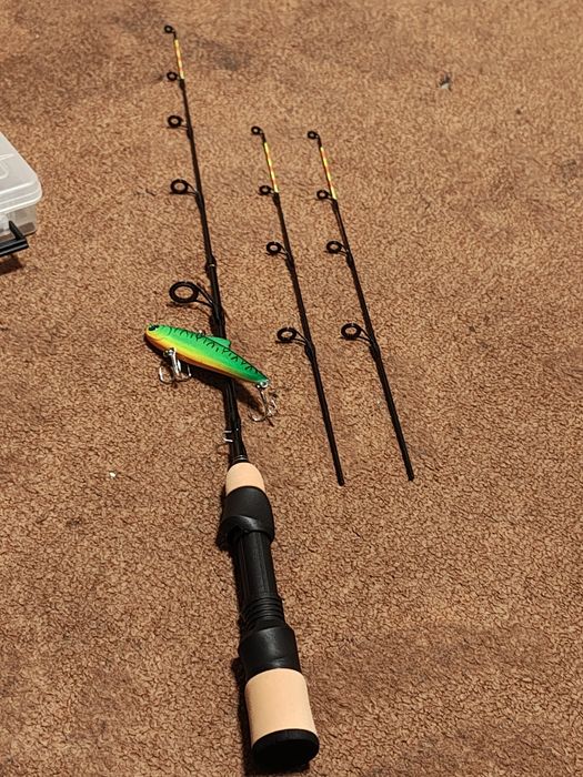 Приманки и удочка катушка