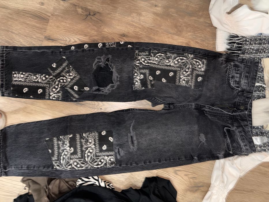 Джинсы черные размер s