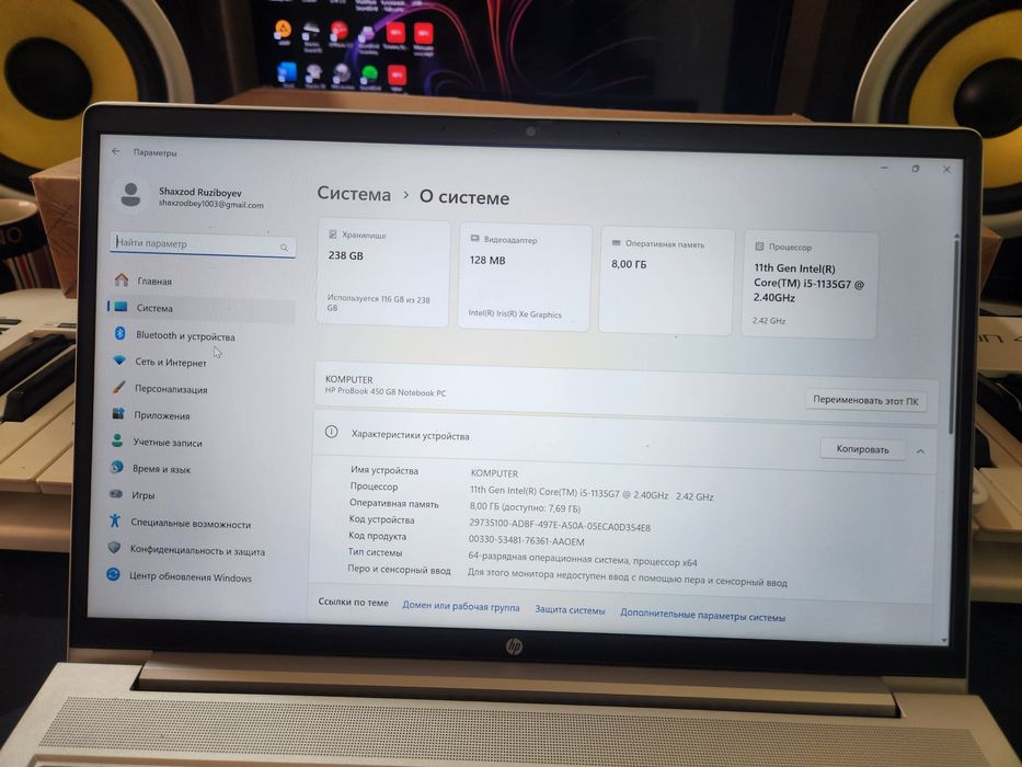 Noutbuk HP ProBook 2025 sotiladi srochni !!!