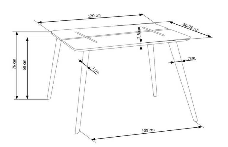 Masa 80x120 impecabila