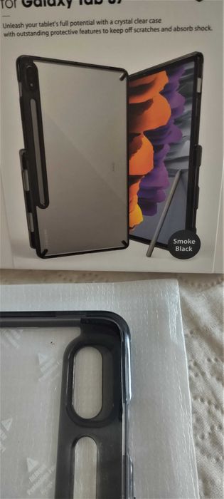 Husa Samsung Galaxy Tab S7 - RINGKE Fusion Gri Transparent