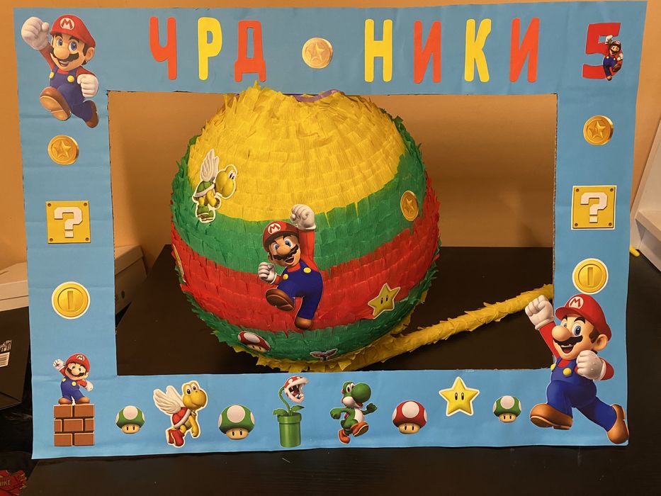 Селфи рамка “Супер Марио”/Селфи рамки