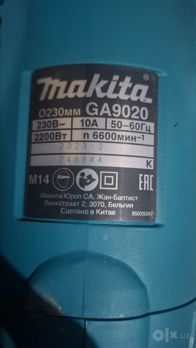 Оригинал болгарка Макита  ga 9020  / 230mm
