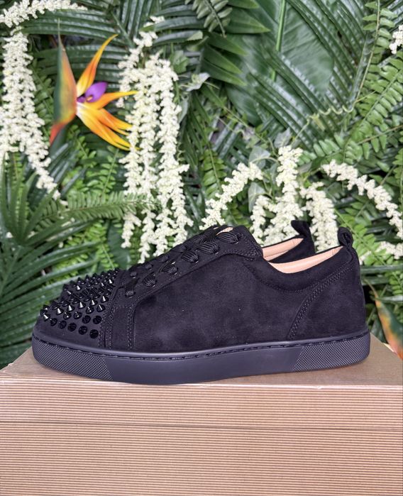 Christian Louboutin Low Black Spikes