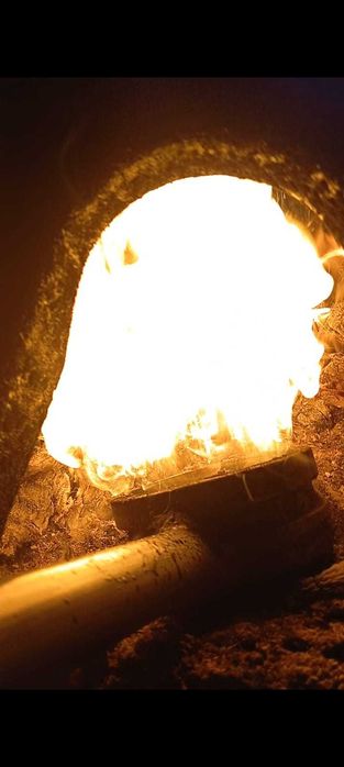 Arzător pe ulei ars