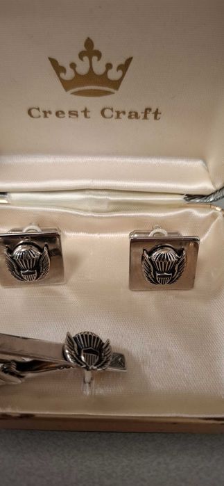 Set Crest Craft butoni ac cravată PARA