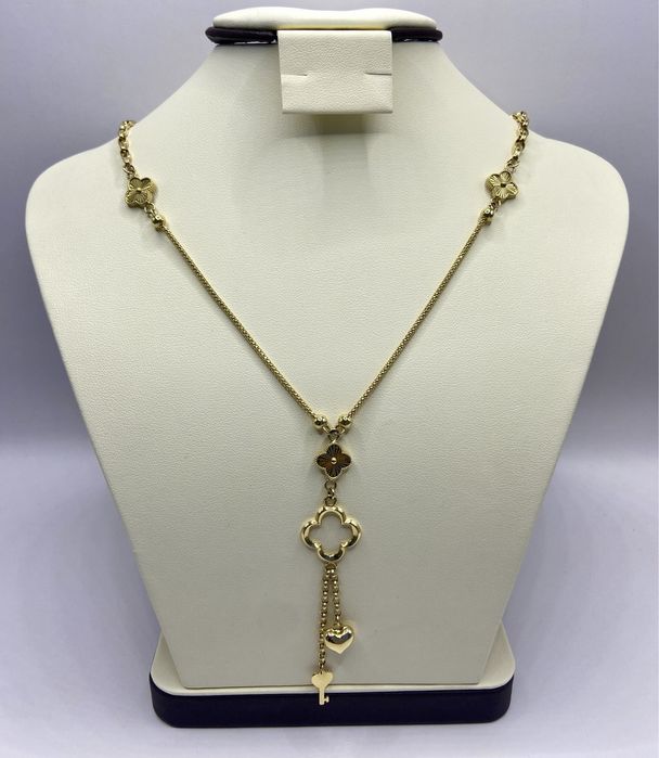 Золотое колье VanCleef 585 | Желтое золото | 11,12 гр | 48 см