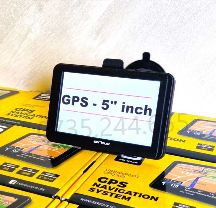 Navigatii GPS SERIOUX 5".pt. Truck,TIR,Camion,Auto. Nou. Garantie