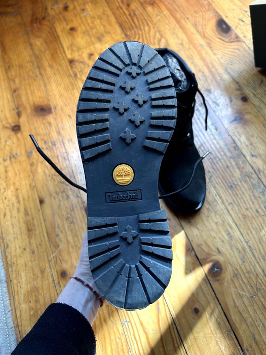 Дамски черни боти от набук Timberland Hannover Hill 38 номер