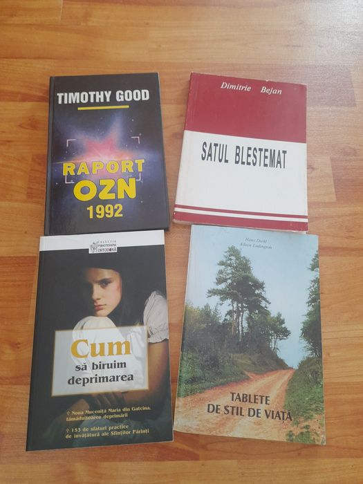 Carti satul blestemat ,raport Ozn ,cum sa biruim deprimarea ,