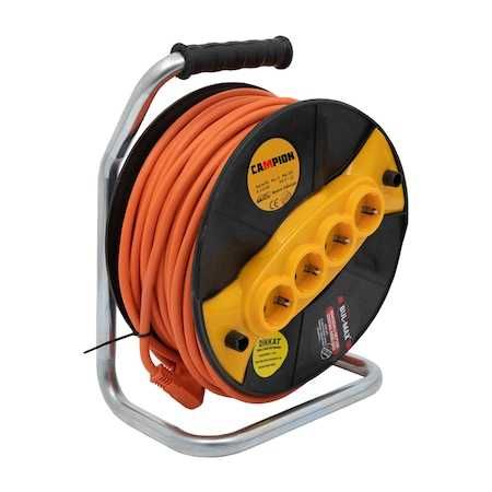 Удължител  макара  профи 20/30/40/50 метра 3X2.5 квадрата