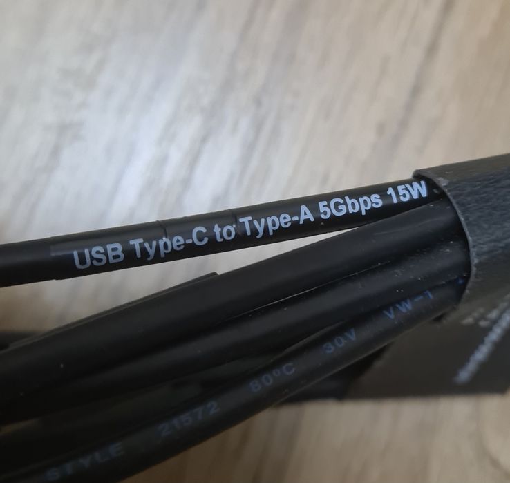 Cablu date/încărcare Usb C to Usb A  5 Gbps
