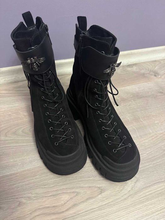 Боти Musette естествен велур