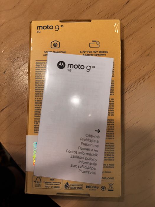 Moto G35 Midnight blacknoir intense 4+128gb