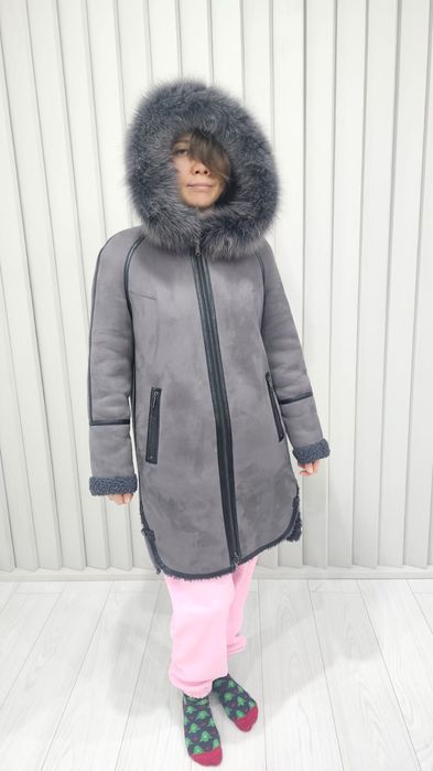 Двусторонняя дубленка