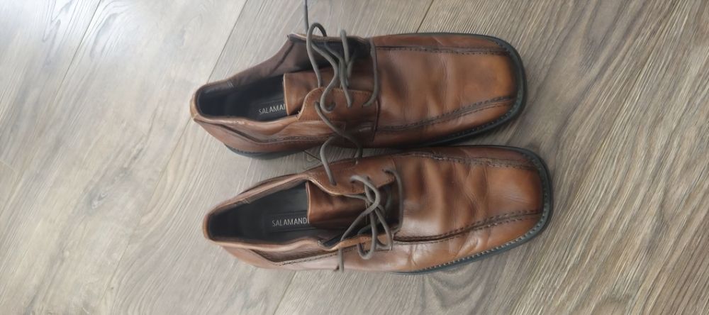 Ретро Adidas Goodyear 42,  естествена кожа Salamander 41