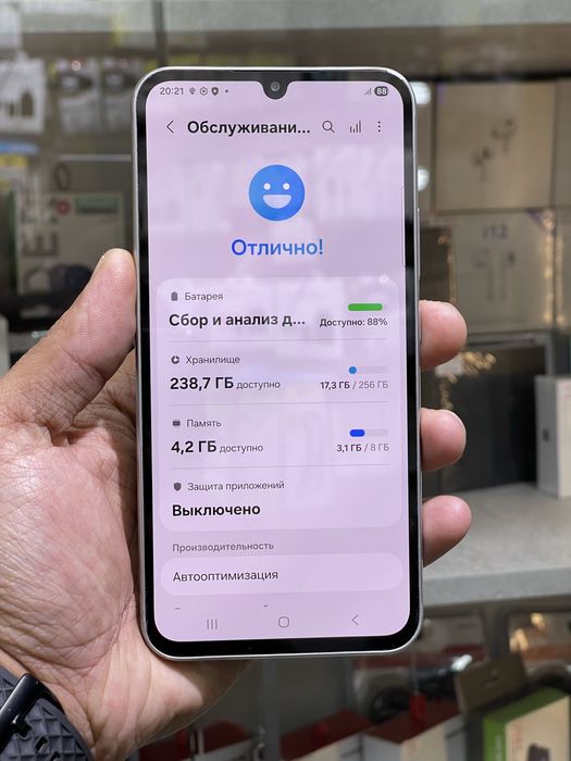 Samsung a 34 256 xotira