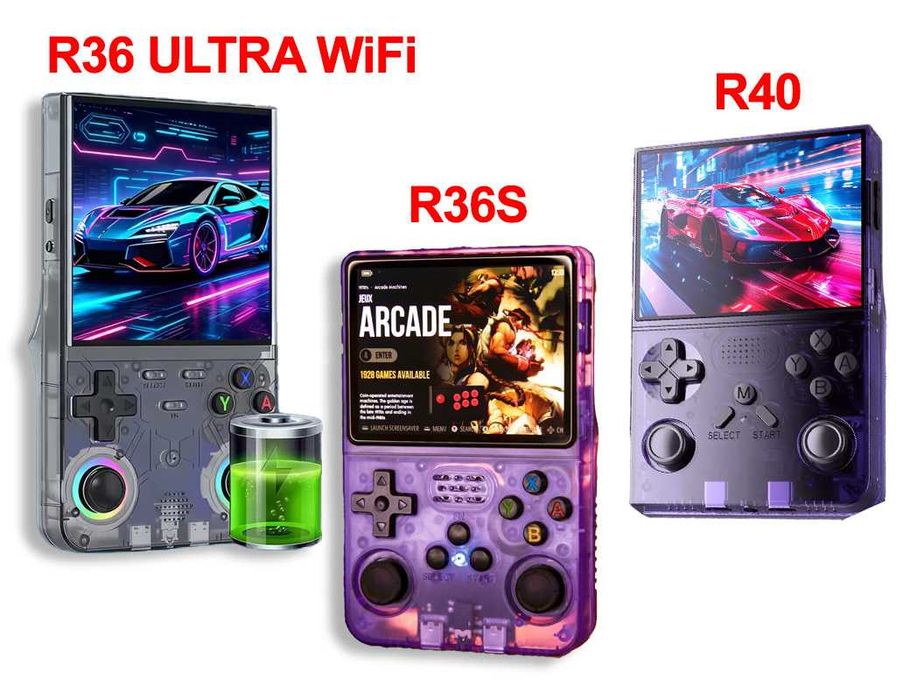 Джобна Конзола с хиляди игри R36S / R40 / R36 ULTRA