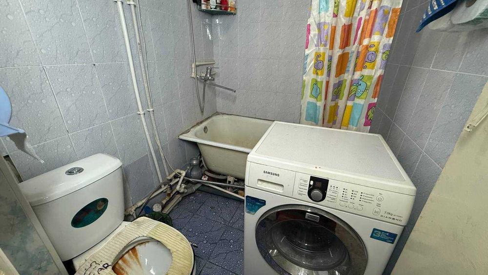 Текистел Бурч аптека 1 қаватда 2 хонали квартира сотилади. ID: 1921