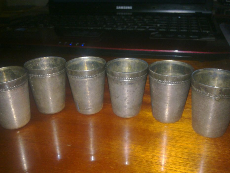 рюмки с позолотой