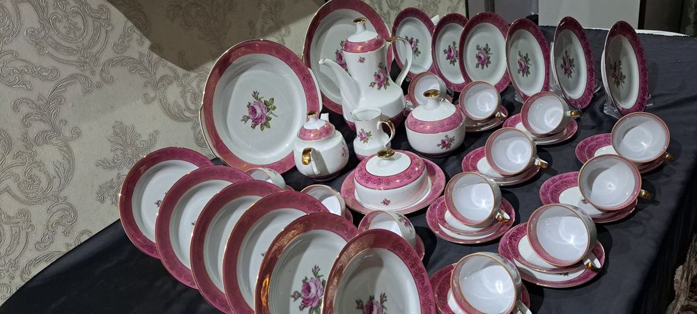 Германия редкий чайный сервиз на 12 персон 55 придмета новый