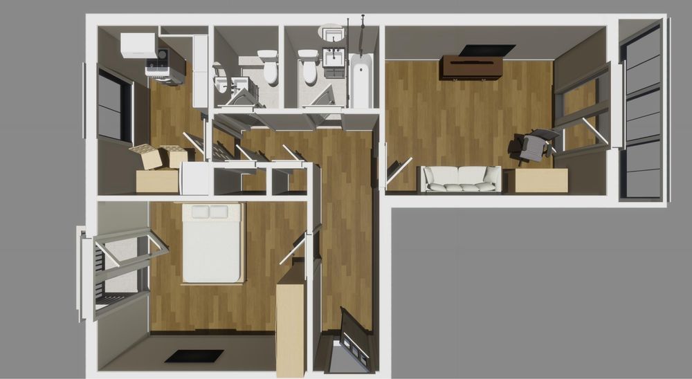 Apartament 2 camere de inchiriat Bucurestii Noi