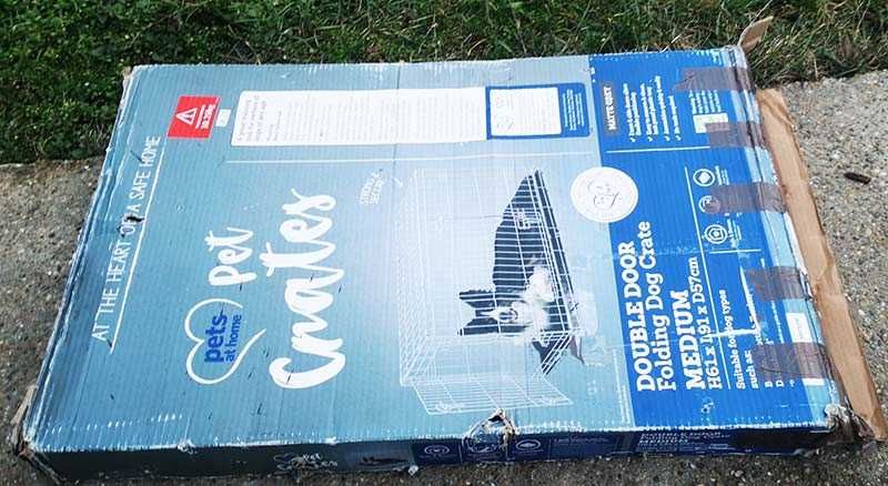 транспортна клетка метална сгъваема 92x59x62см за куче, стационар