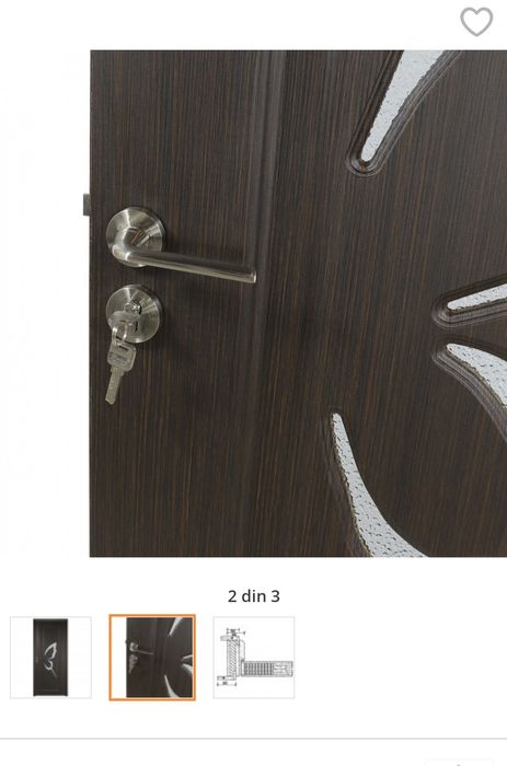 Uși interioare cu geam