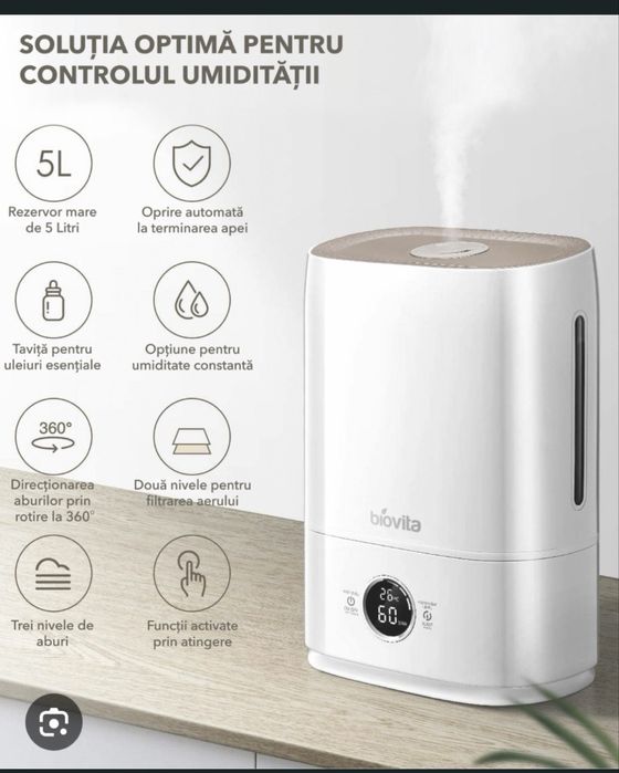 Umidificator Biovita cu senzor de umiditate