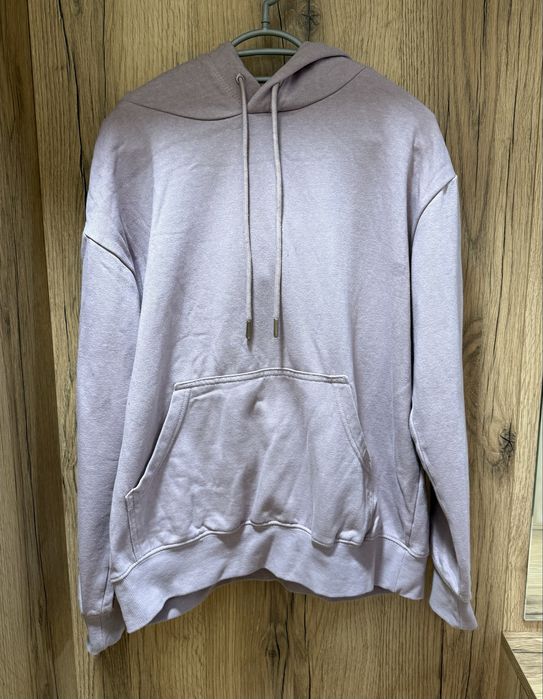 Лилав суичър с качулка и връзки H&M